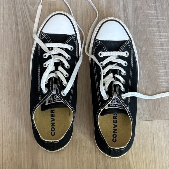 Converse Classic Black and White Low-Tops - Picture 9 of 11